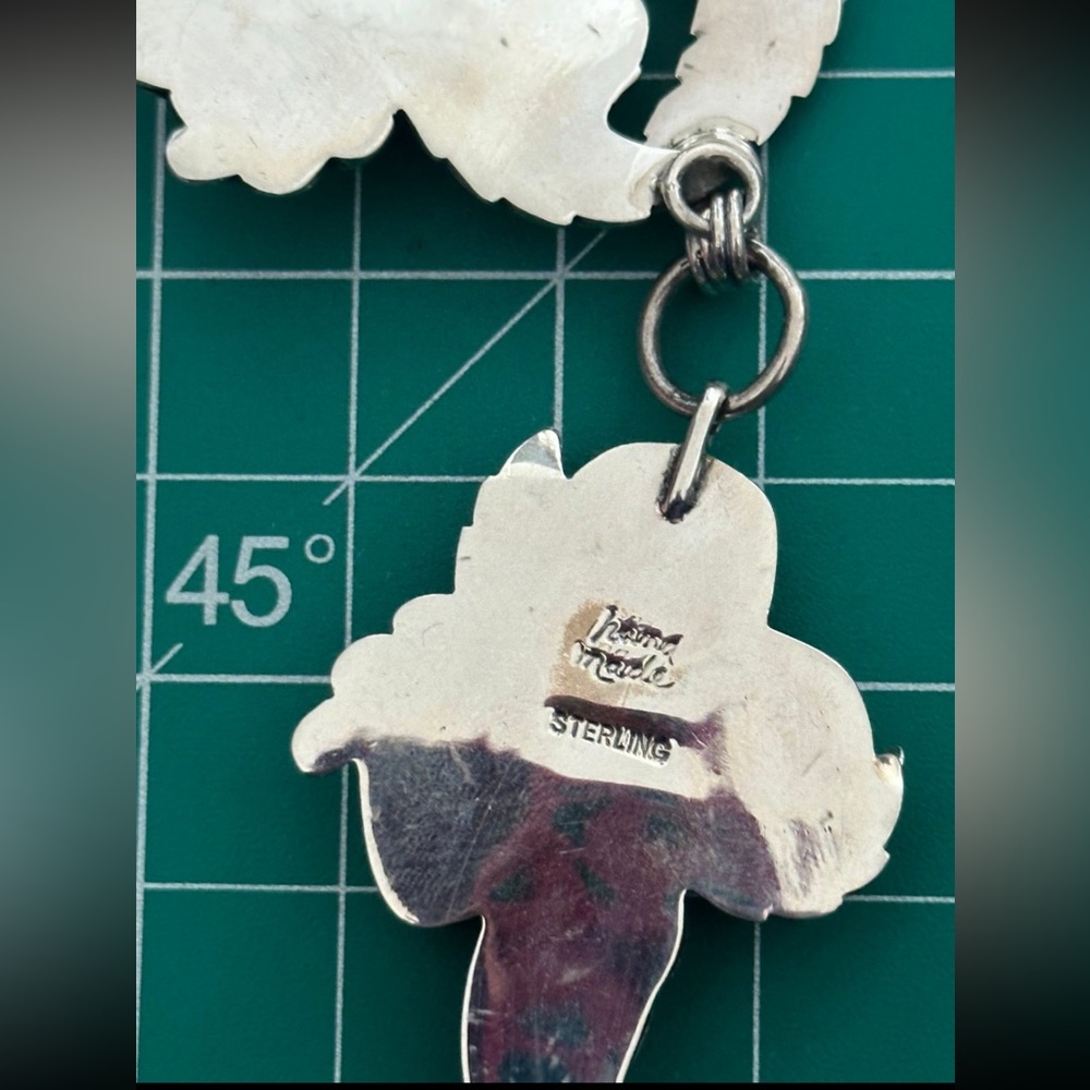 Kingman Turquoise Statement Feathers Southwestern… - image 8